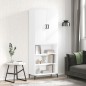 vidaXL Highboard Weiß 69,5x34x180 cm Holzwerkstoff vidaXL Highboard Weiß 69,5x34x180 cm Holzwerkstoff