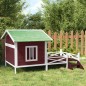 vidaXL Hundehütte Mokka 159x120x88,5 cm Massivholz Kiefer vidaXL Hundehütte Mokka 159x120x88,5 cm Massivholz Kiefer