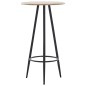 3-tlg. Bar-Set Kunstleder Schwarz 3-tlg. Bar-Set Kunstleder Schwarz