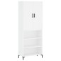 vidaXL Highboard Weiß 69,5x34x180 cm Holzwerkstoff vidaXL Highboard Weiß 69,5x34x180 cm Holzwerkstoff