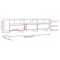 vidaXL TV-Schrank Sonoma-Eiche 150x30x44,5 cm Holzwerkstoff vidaXL TV-Schrank Sonoma-Eiche 150x30x44,5 cm Holzwerkstoff
