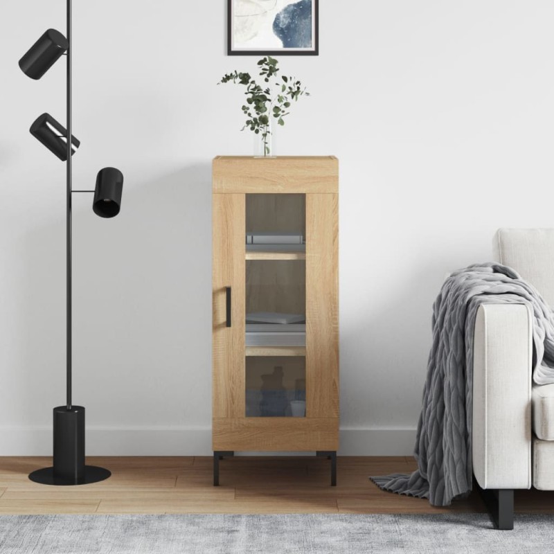 vidaXL Sideboard Sonoma-Eiche 34,5x34x90 cm Holzwerkstoff vidaXL Sideboard Sonoma-Eiche 34,5x34x90 cm Holzwerkstoff