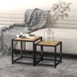 vidaXL Beistelltische 2 Stk. MDF Schwarz und Gelb vidaXL Beistelltische 2 Stk. MDF Schwarz und Gelb