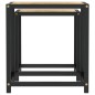 vidaXL Beistelltische 2 Stk. MDF Schwarz und Gelb vidaXL Beistelltische 2 Stk. MDF Schwarz und Gelb