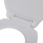 vidaXL Toilettensitz mit Absenkautomatik Weiß Oval vidaXL Toilettensitz mit Absenkautomatik Weiß Oval