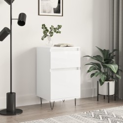 vidaXL Sideboard Hochglanz-Weiß 40x35x70 cm Holzwerkstoff
