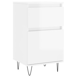 vidaXL Sideboard Hochglanz-Weiß 40x35x70 cm Holzwerkstoff