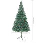 vidaXL Künstlicher Weihnachtsbaum mit Tannenzapfen 210 cm vidaXL Künstlicher Weihnachtsbaum mit Tannenzapfen 210 cm