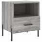 vidaXL Nachttische 2 Stk. Grau Sonoma 40x35x47,5 cm Holzwerkstoff vidaXL Nachttische 2 Stk. Grau Sonoma 40x35x47,5 cm Holzwerkstoff