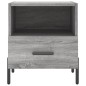 vidaXL Nachttische 2 Stk. Grau Sonoma 40x35x47,5 cm Holzwerkstoff vidaXL Nachttische 2 Stk. Grau Sonoma 40x35x47,5 cm Holzwerkstoff