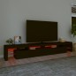 vidaXL TV-Schrank mit LED-Leuchten Schwarz 260x36,5x40 cm vidaXL TV-Schrank mit LED-Leuchten Schwarz 260x36,5x40 cm