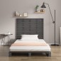 vidaXL Wand-Kopfteil Grau 96x3x91,5 cm Massivholz Kiefer vidaXL Wand-Kopfteil Grau 96x3x91,5 cm Massivholz Kiefer