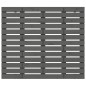 vidaXL Wand-Kopfteil Grau 96x3x91,5 cm Massivholz Kiefer vidaXL Wand-Kopfteil Grau 96x3x91,5 cm Massivholz Kiefer