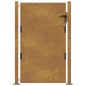 vidaXL Gartentor 105x130 cm Cortenstahl vidaXL Gartentor 105x130 cm Cortenstahl