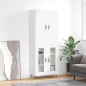 vidaXL Highboard Weiß 69,5x34x180 cm Holzwerkstoff vidaXL Highboard Weiß 69,5x34x180 cm Holzwerkstoff
