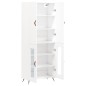 vidaXL Highboard Weiß 69,5x34x180 cm Holzwerkstoff vidaXL Highboard Weiß 69,5x34x180 cm Holzwerkstoff