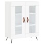 vidaXL Highboard Weiß 69,5x34x180 cm Holzwerkstoff vidaXL Highboard Weiß 69,5x34x180 cm Holzwerkstoff