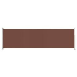 vidaXL Seitenmarkise Ausziehbar 180x600 cm Braun