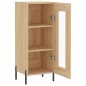vidaXL Sideboard Sonoma-Eiche 34,5x34x90 cm Holzwerkstoff vidaXL Sideboard Sonoma-Eiche 34,5x34x90 cm Holzwerkstoff