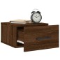 vidaXL Wand-Nachttische 2 Stk. Braun Eichen-Optik 35x35x20 cm vidaXL Wand-Nachttische 2 Stk. Braun Eichen-Optik 35x35x20 cm