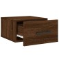 vidaXL Wand-Nachttische 2 Stk. Braun Eichen-Optik 35x35x20 cm vidaXL Wand-Nachttische 2 Stk. Braun Eichen-Optik 35x35x20 cm