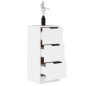 vidaXL Sideboards 2 Stk. Weiß 30x30x70 cm Holzwerkstoff vidaXL Sideboards 2 Stk. Weiß 30x30x70 cm Holzwerkstoff
