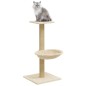 vidaXL Kratzbaum mit Sisal-Kratzsäule Creme 74 cm vidaXL Kratzbaum mit Sisal-Kratzsäule Creme 74 cm