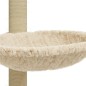 vidaXL Kratzbaum mit Sisal-Kratzsäule Creme 74 cm vidaXL Kratzbaum mit Sisal-Kratzsäule Creme 74 cm