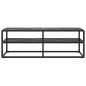vidaXL TV-Schrank Schwarz mit Hartglas Marmor-Optik 120x40x40 cm vidaXL TV-Schrank Schwarz mit Hartglas Marmor-Optik 120x40x40 cm