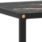 vidaXL TV-Schrank Schwarz mit Hartglas Marmor-Optik 120x40x40 cm vidaXL TV-Schrank Schwarz mit Hartglas Marmor-Optik 120x40x40 cm