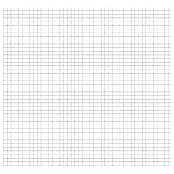 vidaXL Wellengitter Edelstahl 50×50 cm 21×21×2,5 mm