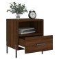 vidaXL Nachttische 2Stk. Braun Eichen-Optik 40x35x47,5cm Holzwerkstoff vidaXL Nachttische 2Stk. Braun Eichen-Optik 40x35x47,5cm Holzwerkstoff