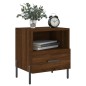 vidaXL Nachttische 2Stk. Braun Eichen-Optik 40x35x47,5cm Holzwerkstoff vidaXL Nachttische 2Stk. Braun Eichen-Optik 40x35x47,5cm Holzwerkstoff