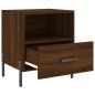 vidaXL Nachttische 2Stk. Braun Eichen-Optik 40x35x47,5cm Holzwerkstoff vidaXL Nachttische 2Stk. Braun Eichen-Optik 40x35x47,5cm Holzwerkstoff