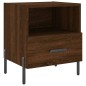 vidaXL Nachttische 2Stk. Braun Eichen-Optik 40x35x47,5cm Holzwerkstoff vidaXL Nachttische 2Stk. Braun Eichen-Optik 40x35x47,5cm Holzwerkstoff