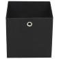 vidaXL Aufbewahrungsboxen 4 Stk. Vliesstoff 28x28x28 cm Schwarz vidaXL Aufbewahrungsboxen 4 Stk. Vliesstoff 28x28x28 cm Schwarz