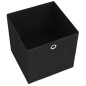 vidaXL Aufbewahrungsboxen 4 Stk. Vliesstoff 28x28x28 cm Schwarz vidaXL Aufbewahrungsboxen 4 Stk. Vliesstoff 28x28x28 cm Schwarz