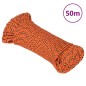 vidaXL Bootsseil Orange 3 mm 50 m Polypropylen vidaXL Bootsseil Orange 3 mm 50 m Polypropylen