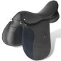 Pferdereiten Sattelset 16" echtes Leder schwarz 14 cm 5-in-1 Pferdereiten Sattelset 16" echtes Leder schwarz 14 cm 5-in-1