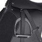 Pferdereiten Sattelset 16" echtes Leder schwarz 14 cm 5-in-1 Pferdereiten Sattelset 16" echtes Leder schwarz 14 cm 5-in-1