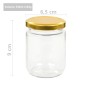 vidaXL Marmeladengläser mit Goldenem Deckel 48 Stk. 230 ml vidaXL Marmeladengläser mit Goldenem Deckel 48 Stk. 230 ml