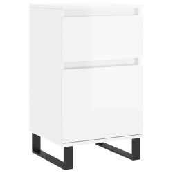 vidaXL Sideboard Hochglanz-Weiß 40x35x70 cm Holzwerkstoff