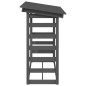 vidaXL Kaminholzregal Grau 108x64,5x110 cm Massivholz Kiefer vidaXL Kaminholzregal Grau 108x64,5x110 cm Massivholz Kiefer