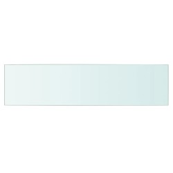 vidaXL Regalboden Glas Transparent 60 cm x 15 cm