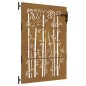vidaXL Gartentor 85x125 cm Cortenstahl Bambus-Design vidaXL Gartentor 85x125 cm Cortenstahl Bambus-Design