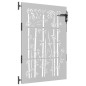 vidaXL Gartentor 85x125 cm Cortenstahl Bambus-Design vidaXL Gartentor 85x125 cm Cortenstahl Bambus-Design