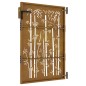 vidaXL Gartentor 85x125 cm Cortenstahl Bambus-Design vidaXL Gartentor 85x125 cm Cortenstahl Bambus-Design