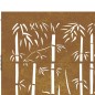 vidaXL Gartentor 85x125 cm Cortenstahl Bambus-Design vidaXL Gartentor 85x125 cm Cortenstahl Bambus-Design