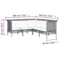 vidaXL 13-tlg. Garten-Lounge-Set mit Kissen Grau Poly Rattan vidaXL 13-tlg. Garten-Lounge-Set mit Kissen Grau Poly Rattan