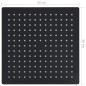 vidaXL Regenbrause Edelstahl 30x30 cm Quadrat Schwarz vidaXL Regenbrause Edelstahl 30x30 cm Quadrat Schwarz